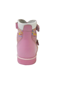 Ортопедические ботинки летние арт.71497-2 розовый с брызгами красок
